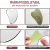 Stainless Steel Gua Sha Stone, Guasha Stone for Jaw Lines