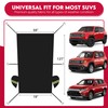 HIBISQUIBILIO UV Resistant Winter Windshield Cover with Reflective Straps –