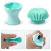 2-in-1 Silicone Makeup Brush Cleaner Mat & Brush Holder –