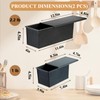 SS&CC Pullman Loaf Pan with Lid 2-Pack, 2.2lb & 1lb