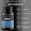 Nac N-acetilcisteína 120 Cápsulas 1000 Mg Por Porción Sabor Sin