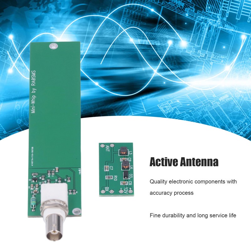 2Pcs Active Antenna VLF LF HF Shortwave Receiving Module Radio