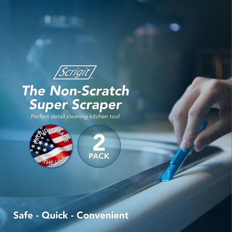 Scrigit Scraper No-Scratch Plastic Scraper Tool, 5 Pack - The