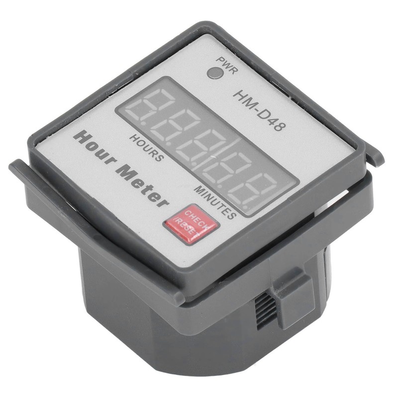 Hour Meter Digital Display Timer ABS Gauge 0‑999.99 Hours Timing
