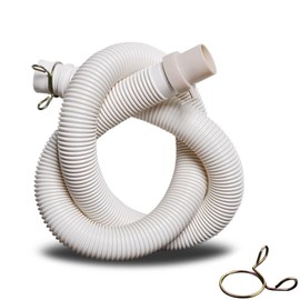 YIBOOOM Washing Machine Drain Hose, Replacement, Fully Automatic Washing Machine Drain Extension Hose, PVC, Leak Proof, Odor Resistant, Antibacterial, Shedding Prevention, Wastewater, Washer