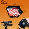Halloween Skeleton Hand & Pumpkin Hair Claw Clips for Half