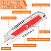 DIYSELF 2-Pack Box Cutter, Utility Knife with SK5 Blades, Portable