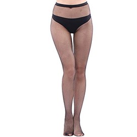 EVERSWE Sexy Elastisch Hohe Taille Strumpfhosen Netzstrümpfe Schenkelhohe Strümpfe Strumpfhosen für Damen (1P Mini, S-M)