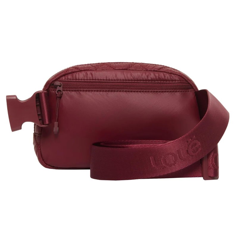 Lole - Quilt Pattern Belt Bag, Unisex, Red