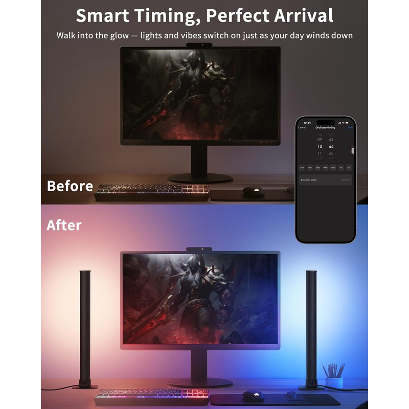 LuminexDesigns RGB LED Light Bar for TV & Gaming 25