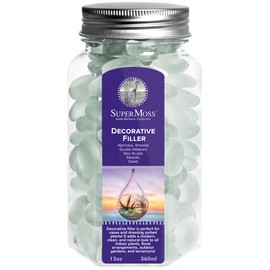 SuperMoss (24122) Soft Glass Pebbles, Frosted White, 11 oz.