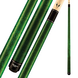 Viking Valhalla 100 Series No Wrap 2 Piece 58” Pool Cue Stick VA105 (19oz, Green)