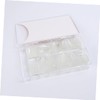 Healeved Strong Sturdy Nail Tips of 600pcs Flat Fake Nails