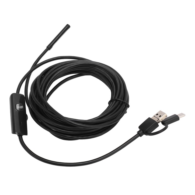 Endoscope 5.5mm 3 in 1 USB Borescope Camera IP67 Waterproof