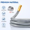 GasSaf 6 FT 1/2" ID Natural Gas Grill Hose with