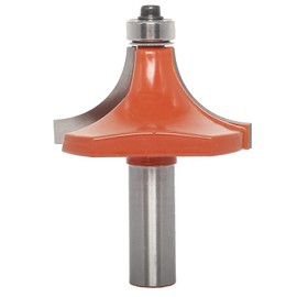 Sinoprotools Rounding Cutter 12 mm Shank, Round Cutter Standard Radius Cutter Radius 19 mm, Rounding Cutter Router with Ball Bearing, Rounding Cutter for Edge Milling / Milling Table (Diameter Shank