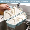 Sinbana 6 in 1 Onigiri Mold, Blue PP Triangle Rice