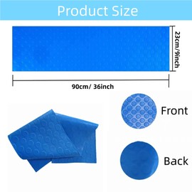 Bekeify Swimming Ladder Mat 23 x 90 cm Pool Ladder Mat Swimming Pool Accessories Non-Slip Ladder Mat Non-Slip Texture PVC Swimming Pool Ladder Pad Pool Ladder Protection for Swimming Pool Liner and