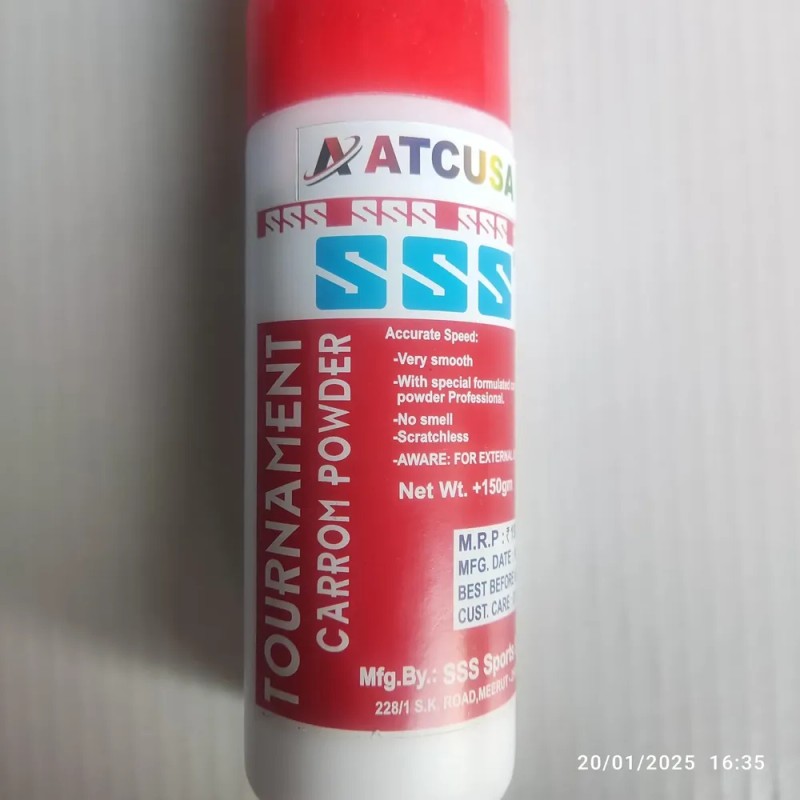 Carrom Board Powder Atcusa Tournament 150 G Professional