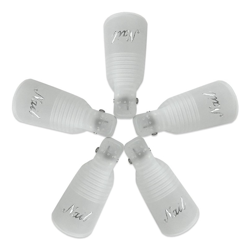 PANA Reusable Plastic Acrylic Nail Art Soak Off Cap Clip