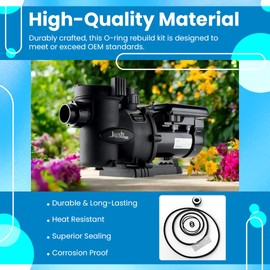 Southeastern O-Ring Rebuild Kit for Zodiac Jandy Pool Pumps | FloPro VS, FHPF, FHPM Compatible | Leak-Proof Seals for Easy Pool Pump Repair and Maintenance - kit 88