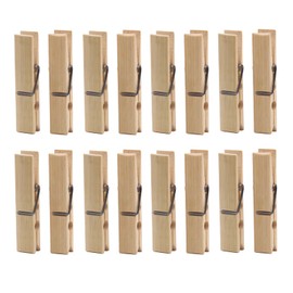 Bamboo Clothespins,60 Pieces Bamboo Pegs Clothes Pegs Wood urable Hanging Clips for Home Clothes Windproof Supplies-6cm x 1.2cm