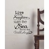 Wall Decal Live in The Sunshine Swim The sea Drink