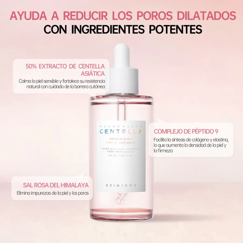 Skin1004 Centella Madagascar Set Reductor De Poros 5 Pzs