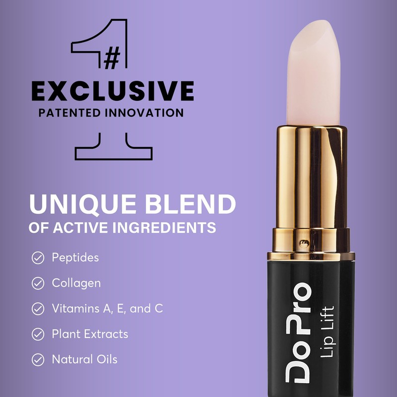 Plumping Lipstick with Stimulating Roller for Maximum Absorption and Long-Lasting