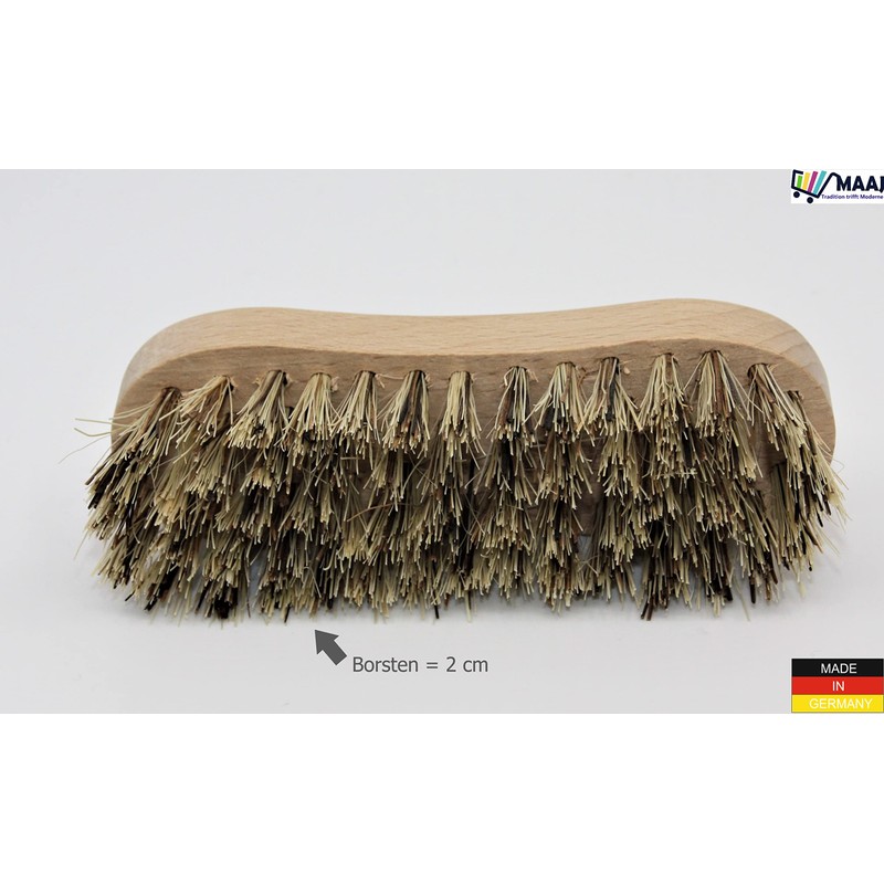 MAAJ Vegetable Brush Hard Mini Hard Union Bristles + Wood
