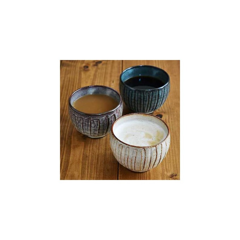 Tableware East km-B1-1007-002 Loose Bowl of Handmade Earth, Kurokyun Kiln