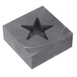 Graphite Casting Ingot Mould Mold Crucible Melting FivePointed Star Mould for Gold Silver