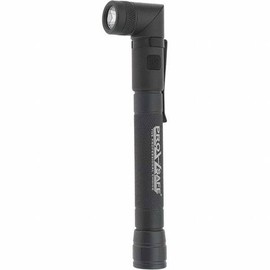 PRO-SAFE Tactical Aluminum Swivel-Head Mini LED Flashlight: IP54 Waterproof, Requires 2 AAA Batteries