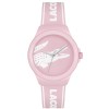 LACOSTE NEOCROC 2001218 PINK DIAL PINK & WHITE SILICONE STRAP