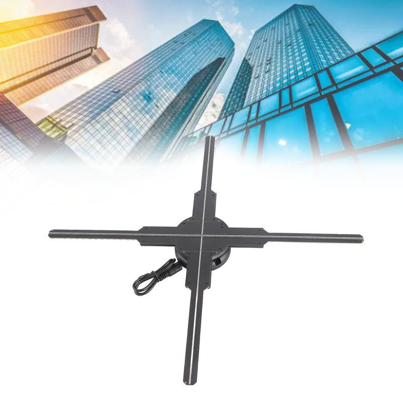 3D Hologram Fan 45cm 4 Blades 3D Holographic Projector Video