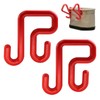 CNQLIS 2 Pack Red Bucket Hooks, Lineman Bucket Tool Holder