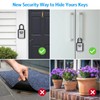 OQIMAX Key Lock Box Outside,Key Safe Lock Box for Outdoor