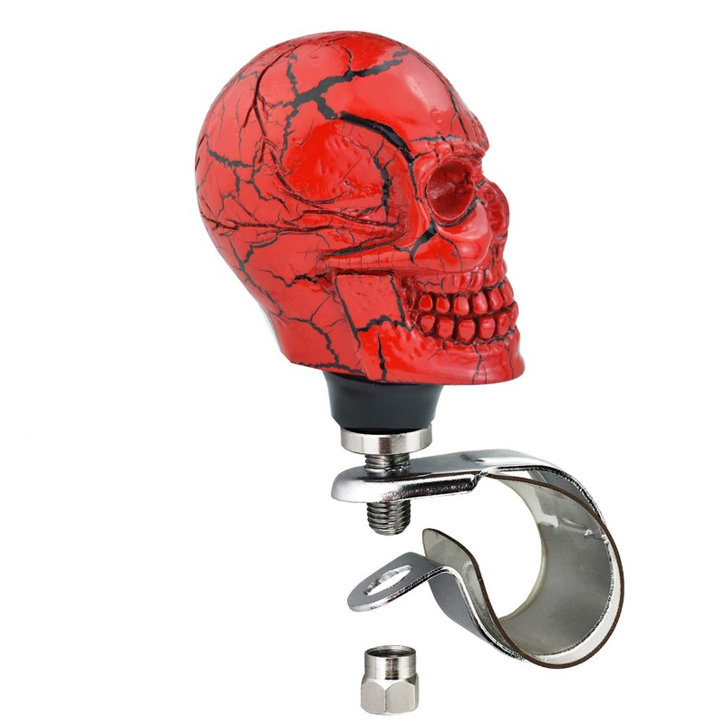 Arenbel Skull Car Wheel Turning Booster Suicide Spinner Steering Assist