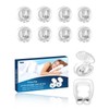TPZORJX Pack of 8 anti-nose clips, Anti Nasenklammer Schnarchen, snoring