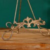 Wenbery 13.8" H Fleur-de-Lis Easel Stand,Metal Book Stand, Plate Holder