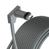 Rectangular Satellite Replacement Cable Waterproof Satellite Extension Cable Grey with