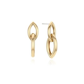 Charming double ring yellow gold earrings OTE122115NYY yellow / 차밍 더블링 옐로우골드 귀걸이 OTE122115NYY 옐로우