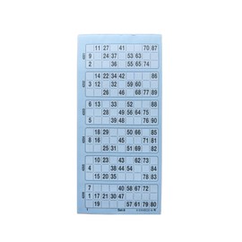 Ameisenkeks® Bingo Ticket Block 600 Tickets System 15 of 90 No. 8 Blue