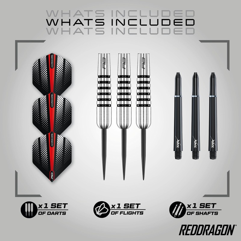 RED DRAGON Torpedo: 28g Flightmaster - Tungsten Darts Set with