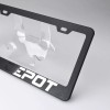 KA Laser Engraved Toyota Logo Mirror Matte Black License Plate