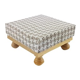 Rulke Rulke22288 Rustic Stool, Multi Color