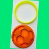 Set of 3 Sports Themed Cookie Cutters Football Rugby Baseball