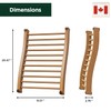 Northwood Sauna - Sauna Backrest - Handmade from Canadian Red