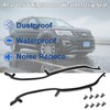 Door Front Weatherstrip RH LH Pair Compatible with Ford Explorer