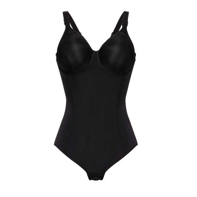 Chantelle Hedona Minimizer Shaping Bodysuit 34C, Black